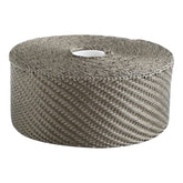 Custom Chrome 2" x 50' Fibreglass Titanium Exhaust Manifold Header Pipe Heat Wrap Thermal Tape
